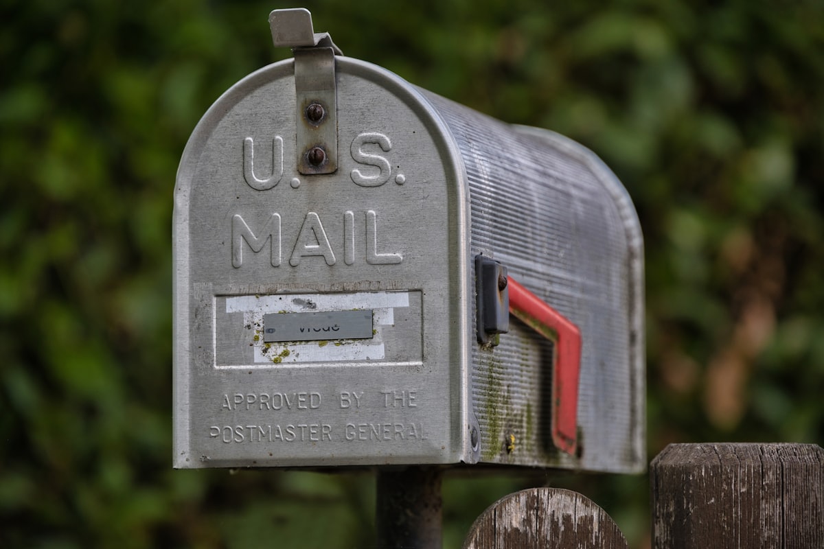 Mailbox for direct mail delivery